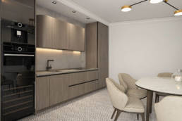 penacova-3d-cozinha 5 3D visualization of a modern kitchen, blending style and functionality for culinary perfection.