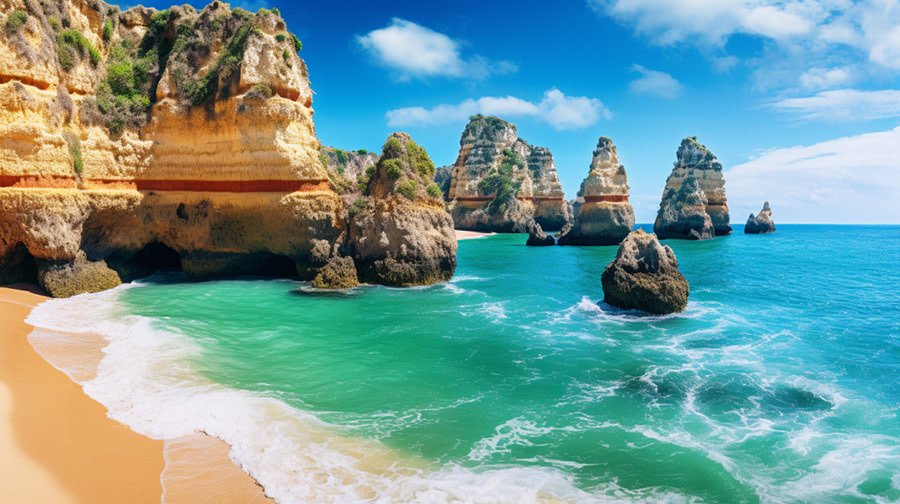 An enticing Algarve beach, a prime Portugal Travel Location