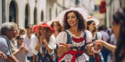 What makes Portuguese Culture unique? 19 A girl in traditional Portuguese dress