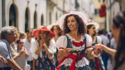 What makes Portuguese Culture unique? 14 A girl in traditional Portuguese dress