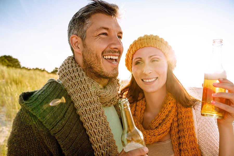Happy couple in Portugal