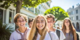 What does Education in Portugal offer for Expats? 21 Smiling university students enjoying their education in Portugal