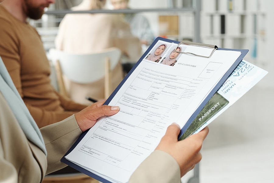 Submitting documents for American Visa for Portugal