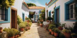 How impressive is the Portugal Real Estate Growth? 15 Traditional Portuguese courtyard illustrating the charm of Portugal real estate