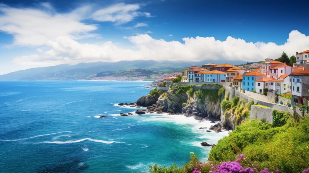 Beautiful Portuguese coastal town showcasing the allure of Portugal as Golden Visa closes